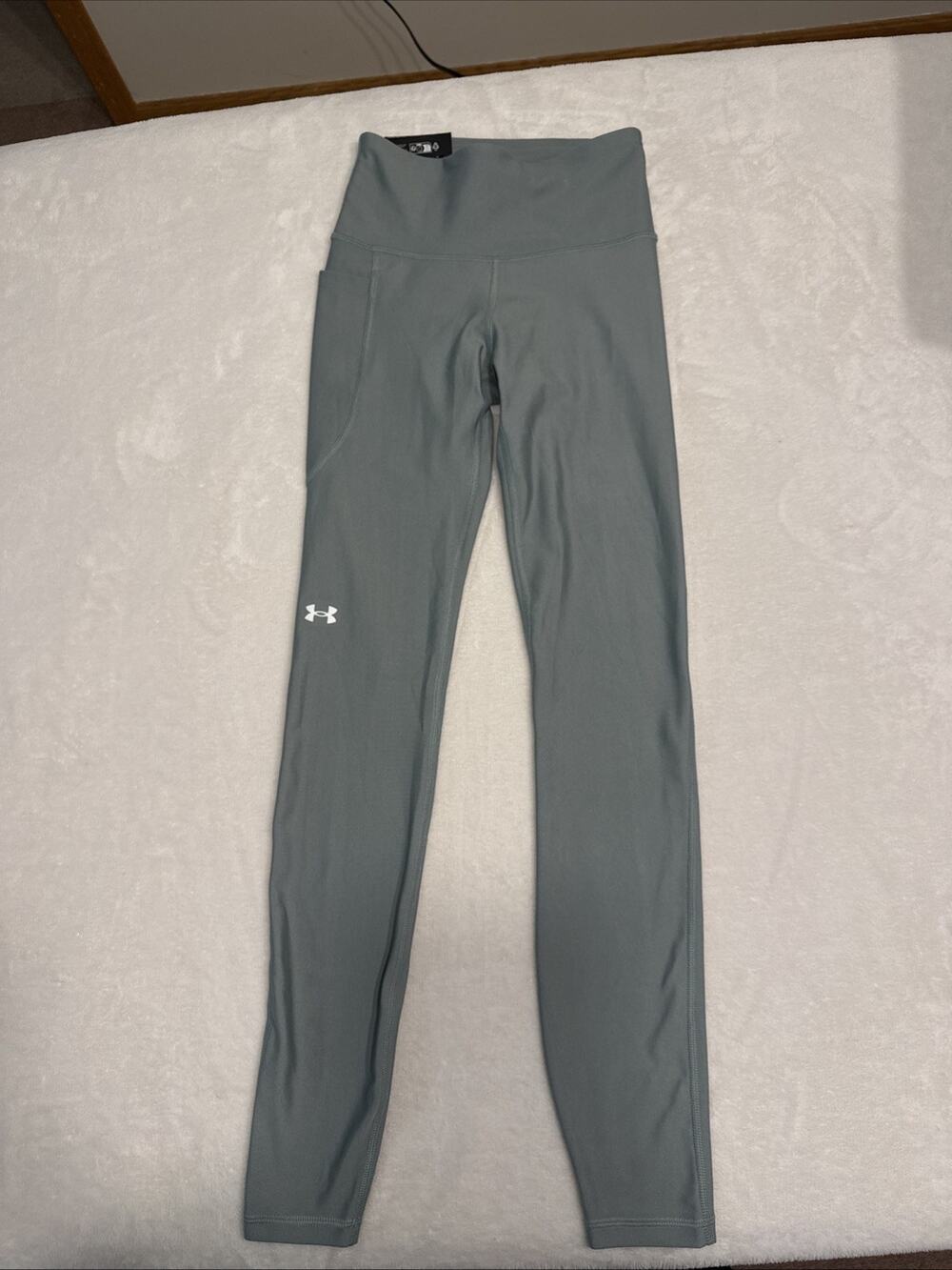 Under Armour Compression Pants Women's High Rise Full Length Legging Avy Sz XS